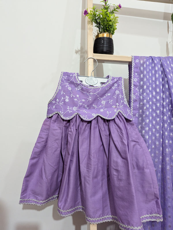 Rawayat - 2 piece Lawn Frock - Paste-Print - Embelished | UA-LG-004