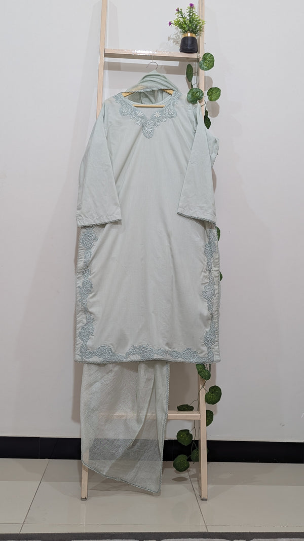 Rawayat-3 Piece Lawn Suit-Embroided | UA-W-007